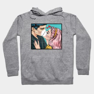 Social Distancing Kiss Hoodie